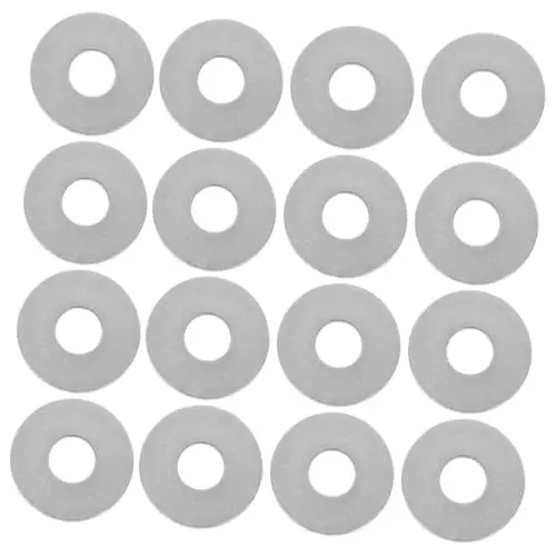 Produktbild: SOLUSTRE 1 Satz Edelstahldichtung Rc-schraubensatz Pannenreparatur Abstandshalter Für Schrauben Punktion Unterlegscheiben Aus Metall Flache Unterlegscheiben Rostfreier Stahl Silver 50 Stück