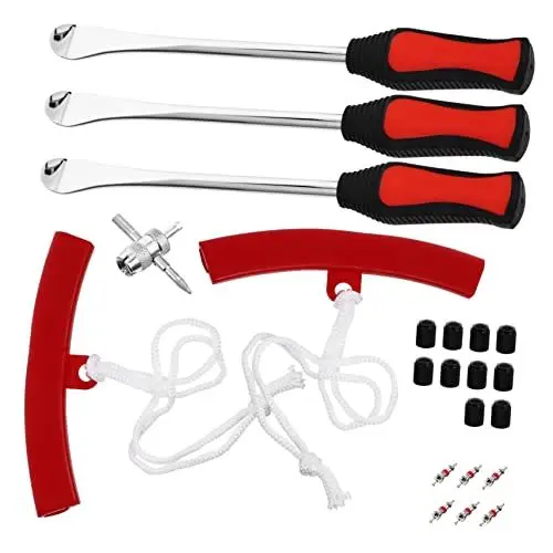 Produktbild: SOLUSTRE Reifenheber Werkzeug Set Felgenschutz Reifen Reparatur Werkzeuge Stemmeisen Löffel Kit Für Auto Fahrrad