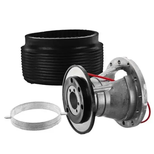 Produktbild: SOLUSTRE 1 Satz Lenkradsitz Schnellspann-Trennwerkzeug Leistung Lenkradschloss LKW Knöpfe Lenkradadapter Lenkradverbindung lenkradbezug Schnellspanner Auto-Schnellwechseladapter Gummi Black