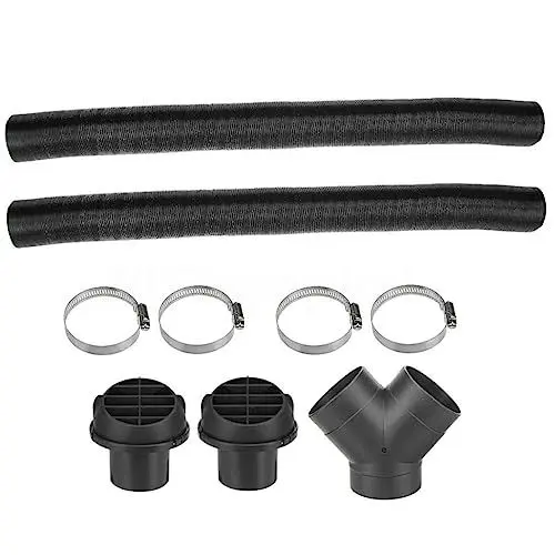 Produktbild: SOLUSTRE 75 Mm Y-förmiger Auto-heizungskanal Wechselstrom-zufuhrschlauch Kunststoff-metall-material Für Langlebigkeit