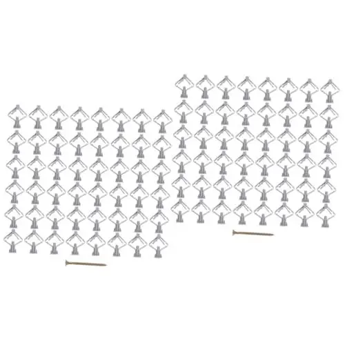 Produktbild: SOLUSTRE 200 Stk Expansionsrohr für Flugzeuge Wandanker aus Beton Trockenbauanker Brolly Steckbolzen wandverkleidung wand polsterung Spreizdübel aus Kunststoff Kunststoffanker Plastik