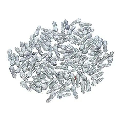 Produktbild: SOLUSTRE 200 Stk Reifenspikes Auto für Eisrennen -Stollen Spikes für Fahrradreifen winterreifen notfallausrüstung Alu-Reifen Spikes Reifen
