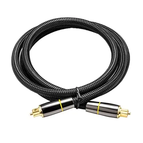 Produktbild: SOLUSTRE 20 Audioleitung Zusätzliches Audiokabel Faserstecker Auf Steckerkabel Lautsprecherkabel Optisches Kabel Für Fernseher Optisches Kabel Für Soundbar Faserkern Fernsehen Stereo