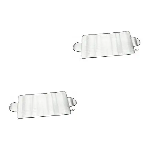 Produktbild: SOLUSTRE 2St kfz Sonnenschutz frontscheibe Auto Windschutzscheibenabdeckung Windschutzscheibenschutz Auto-Windschutzscheibenabdeckung Winter Glasabdeckung Sonnenblende