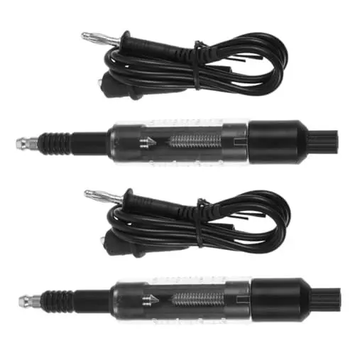 Produktbild: SOLUSTRE 2 Stück Metall Schwarz Zündspulentester Fahrzeug Zündkerzentester Auto Zündkerzentester Kunststoff Zündkerzentester Für Auto