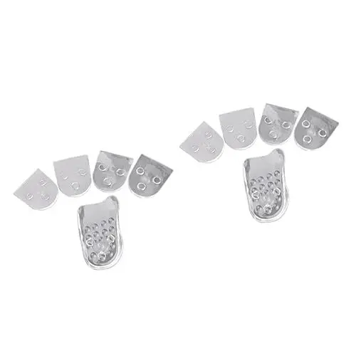 Produktbild: SOLUSTRE 2 Stück Paar Höhe erhöhen Einlegesohlen unsichtbares Fersenpolster sandalen mit fußbett einlagen für sandalen höhere Hebeauflage Schuheinlagen aus Silikon Interne Erhöhung Hacke