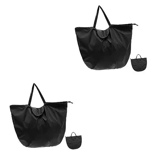 Produktbild: SOLUSTRE 2st Helm Aufbewahrungstasche Reisezubehör Helmhaltertasche Helm Rucksack Tragbare Helmtasche Reisehelm Tasche Reisehelm-Organizer Rad Beutel 300d Wasserdichtes Oxford-gewebe Black