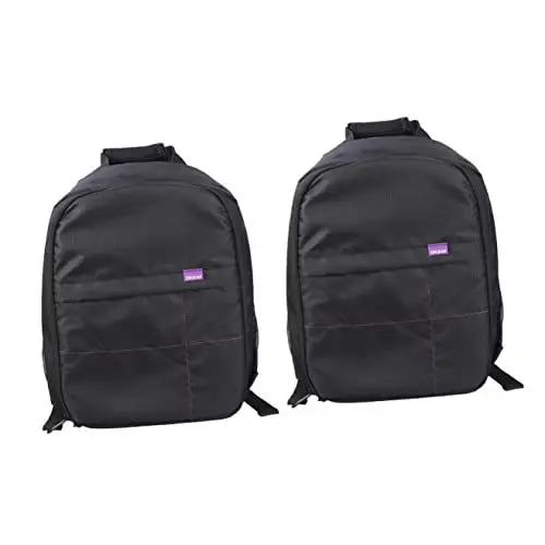 Produktbild: SOLUSTRE 2st Kamera Rucksäcke Wasserfester Rucksack Lässiger Rucksack Wasserdichter Rucksack Kamera Rucksack wasserdichte Kameratasche Outdoor-Rucksack Kamera Tasche Violett Dropshipping