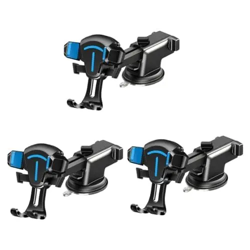 Produktbild: SOLUSTRE 3 STK Fahrzeugtelefonhalterung Handyhalterung fürs Auto armaturenbrett handyhalterung Bike Phone Holder Autotelefonhalter Telefonständer Telefon Autohalterung Handy autohalterung
