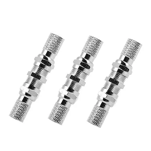 Produktbild: SOLUSTRE 3 Sets Tv-Verbindungsstück Koaxialkabel-Stecker Koaxialkabel-Stecker Antennenkabel-Stecker Koaxialkabel-Verlängerungsstecker Antennen-Koaxialkabel Koax-Kabel