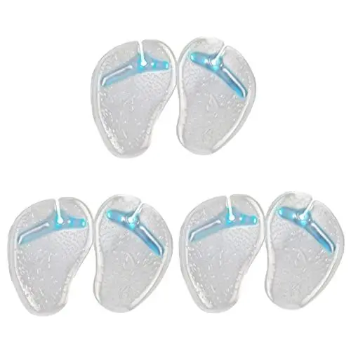 Produktbild: SOLUSTRE 3st Flip-flops Vorfußpolster Tanga-zehenschützer Gel-vorfußpolster Mittelfußpolster Einsätze Für Tanga Schuhpolsterung Fußpflegeprodukte Massage Fuß-gel-pads Gelt Damen Sanft Hacke