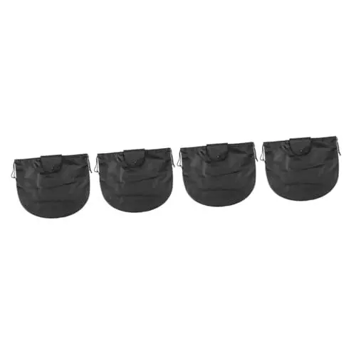 Produktbild: SOLUSTRE 4 Stück Helm Aufbewahrungstasche Helmtasche Für Fahrräder Stylische Helmtasche Ski Fahrrad Helm-Organizer Helmträger Aufbewahrungstasche Für Trainingshelm Black Polyester