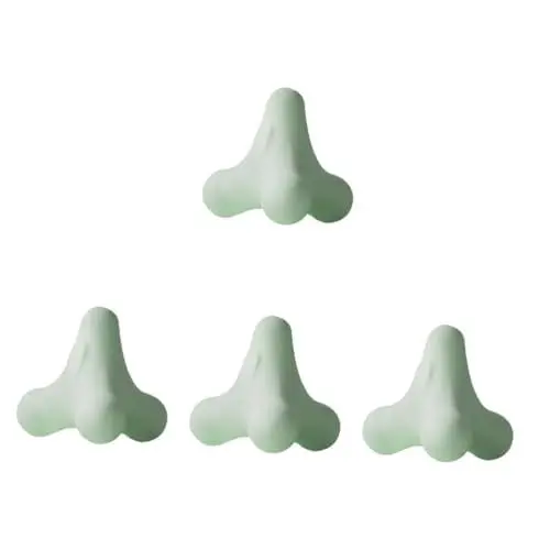 Produktbild: SOLUSTRE 4stücke Massage Ball Für Rücken Und Nackenentspannung Tragbarer Fitness-massageball Zur Muskelrelaxation Aus Sicherem Tpe-material Für Unterwegs Zur Linderung Von Verspannungen