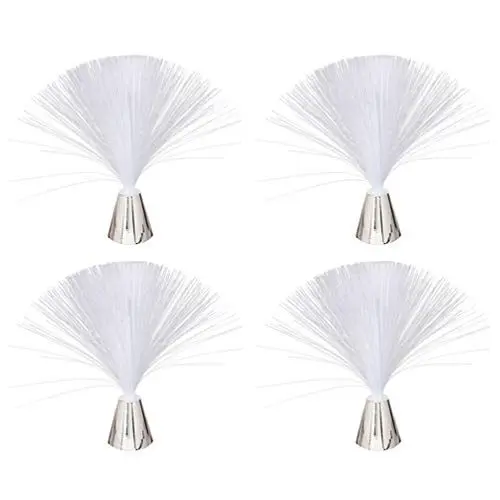 Produktbild: SOLUSTRE 4 Stücke Glasfaser Lampe Farbwechsel Glasfaser LED Lampe Glasfaserleuchte Nachtlicht Tischlampe Geschenke für Wohnzimmer Schlafzimmer Tisch Dekoration
