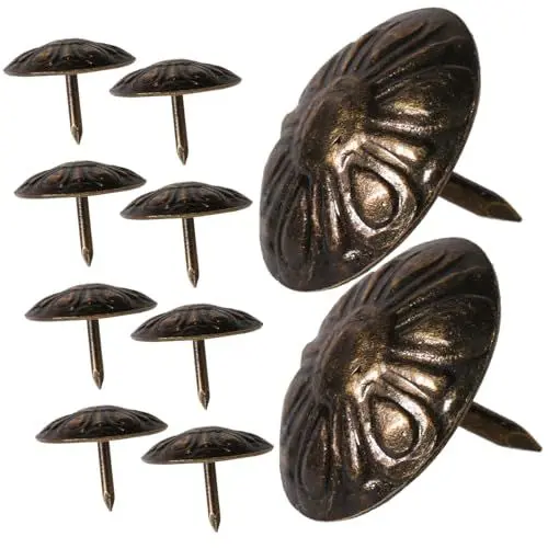 Produktbild: SOLUSTRE Polsternägel Aus Metall 50 Stück Von Schedule Tacks Dekorative Nägel für Möbel Sofas Bastelprojekte