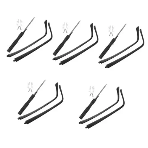 Produktbild: SOLUSTRE 5 Sätze Brillenbeine austausch des brillenbügels Brillenreparaturset Sonnenbrille Brillenteile Brillenzubehör Brillenarme rahmen Gläser Halterung Komponente Strahlenschutzbrille