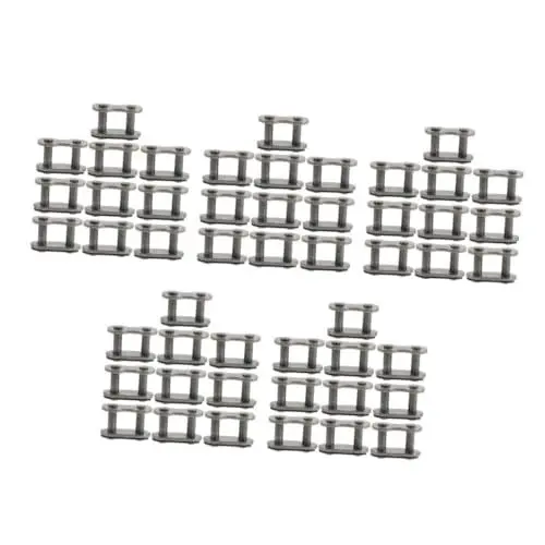 Produktbild: SOLUSTRE 5 Sets -kettenwerkzeug Robuster Kettenverschluss Gehärtete Schnalle Für Sichere Stabile Verbindung Upgrade Des Fahrradkettenverbinders 10 Stück * 5