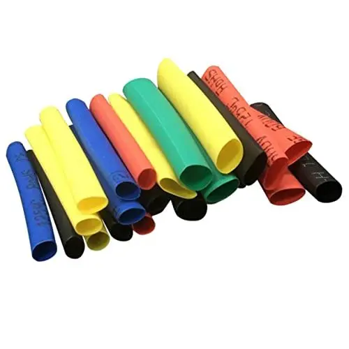Produktbild: SOLUSTRE 656 Stk schwer entflammbares Rohr heat shrink tubing heat shrink tube Kabelschutzschlauch Rohrisolierung Kaltschrumpfschlauch Kühlkörperrohr Isolationsrohr Netzkabelummantelung