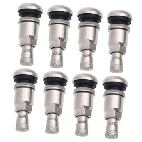 Produktbild: SOLUSTRE 8 STK motorradreifen Auto reifenglanz OTO lastikleri auto4part autoreifen Auto Parts Auto Teile autoteile reifendruck Luftdruck reifenpflege einrasten Ventil Stengel Gummistab