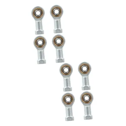 Produktbild: SOLUSTRE 8 Stk Gelenklager Maschinenlager Lager für Stangenende Metalllager weibliche Stangenenden connectix stoßverbinder selbstschmierender Stecker Pleuellager Fischauge Komponente Eisen