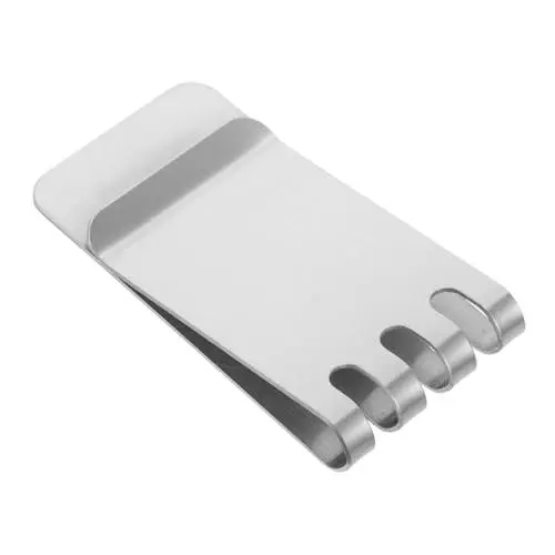 Produktbild: SOLUSTRE Edelstahl Geldclip Dünner Und Leichter Geldorganizer Für Bargeld Und Karten Stilvolles Design Mit Großer Speicherkapazität Und Sicherem Mechanismus Für Männer Und Frauen