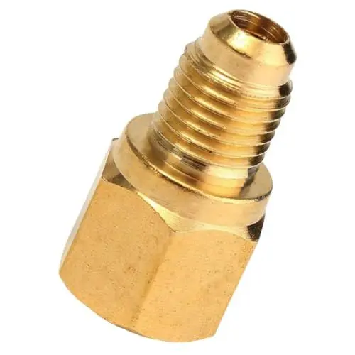 Produktbild: SOLUSTRE Kältemitteladapter 1/4 Zoll Auf 1/2 Zoll Wechselstromadapter Passend Für Kältemittel-Wechselstromadapter Golden