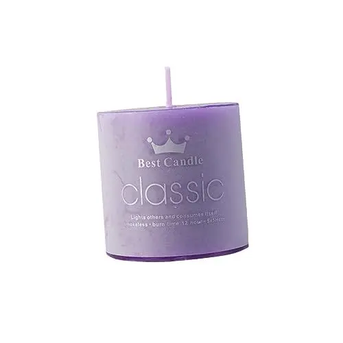 Produktbild: SOLUSTRE Kerzenhalter 6st Kerzenständer Stabkerzen Rauchlose Kerze Aromatherapie-kerze Duftkerze Partykerze Dekorative Kerze Violett Säulenwachs Zylinder