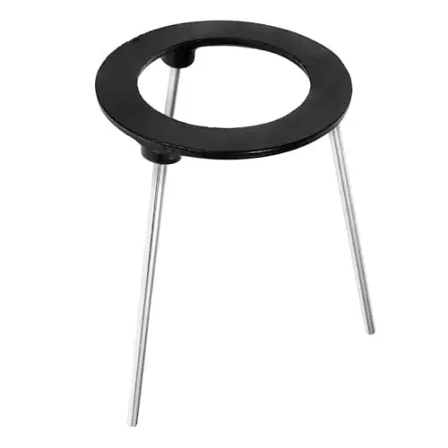 Produktbild: SOLUSTRE Labor-Stativhalter Gusseisen-Experimenthalterständer Robuster Chemie-Heizständer Für Bunsenbrenner Kessellampe