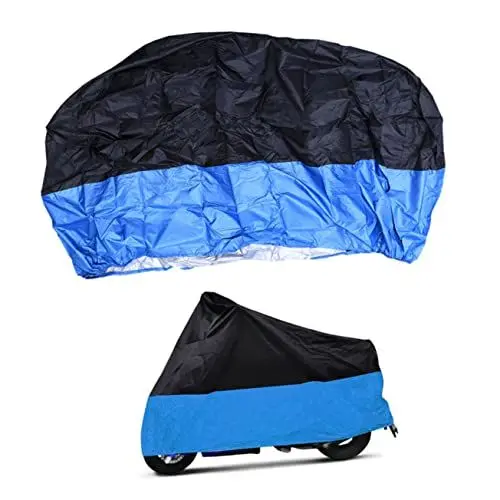 Produktbild: SOLUSTRE Universal-motorradabdeckung Sonnenschutz Für Roller XXL-größe Unterseite Aus Wetterfestem Polyester Aufbewahrungstasche Im Lieferumfang Enthalten