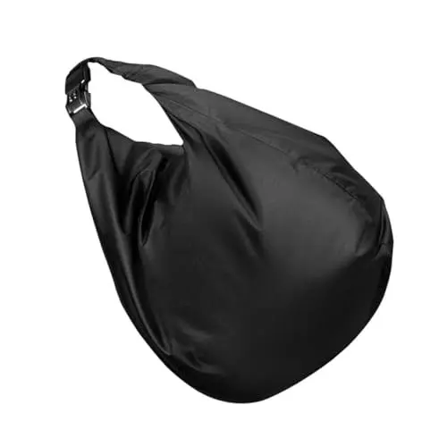 Produktbild: SOLUSTRE Motorradhelmtasche Skihelm Motorradzubehör Trainingshelmtasche Helmtasche Tragbare Helmtasche Fahrräder Helmtasche Helmaufbewahrungstasche 600D Oxford Stoff Schwarz