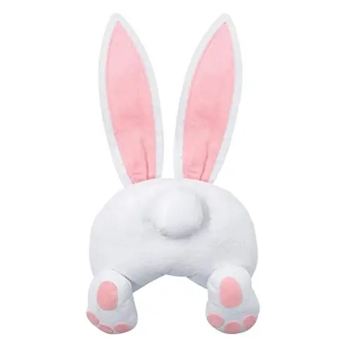 Produktbild: SOLUSTRE Ostern Türkranz Hase Osterkranz Hasenarsch Kaninchen Osterhasen Figuren Frühlingskranz Künstlicher Kranz Türschild Wandkranz für Haustür Deko Frühling Dekoration Wohnzimmer Wanddeko