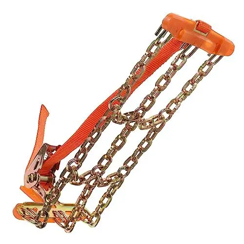 Produktbild: SOLUSTRE Car Anti-skid Kette Universelle Auto Notfall Reifenketten Mit Hervorragender Reibungsbeständigkeit Für Eis Matsch Und Langlebig Und Stabil