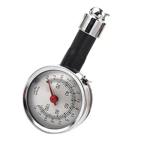 Produktbild: SOLUSTRE Reifenlehre druckluftmanometer Reifendruckprüfer Reifenluftdruckprüfer Reifenmanometer Druckanzeige Reifendruckmesser mit digitaler Anzeige Autoreifendruckmesser Black