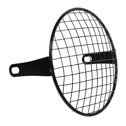 Produktbild: SOLUSTRE Retro Scheinwerfer Grille Schutz Metall Material Modifikation Wesentliche Scheinwerfer Grill Abdeckung
