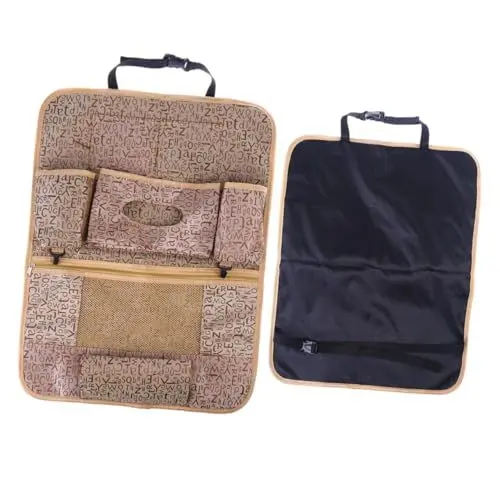 Produktbild: SOLUSTRE Sitzorganisator auto aufbewahrungstasche car storage pocket kofferraumtasche Rückenlehnenschutz Auto kindersitz Autositz Rücksitz-Organizer Wagen Veranstalter Aufbewahrungstaschen