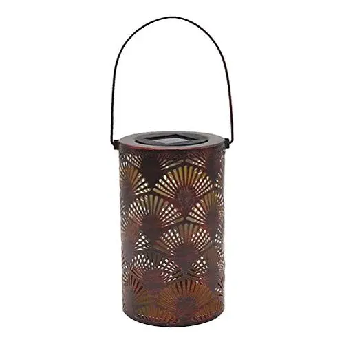 Produktbild: SOLUSTRE Solar Gartenlicht Outdoor, Hanging Light Kreative Hollow- Out Light Chic Eisen Kunst Projektionslampe
