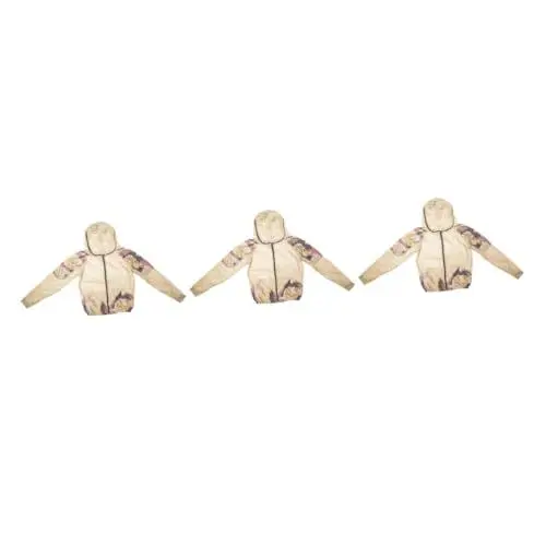Produktbild: SOLUSTRE Sommeroutfits 3St Moskito-Kleidung Anzüge Anzug das Outfit Jacke Schild Kleider -Kleidung Insektenschutzkleidung Sommer Campingkleidung vierteiliges Set Gittergewebe Outfitt