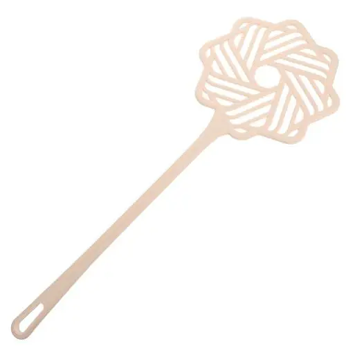 Produktbild: SOLUSTRE Teppich- Und Teppichklopfer Rattan-Teppichklopfer Fliegenklatschen Manueller Teppichklopfer Rattan-Paddel Blütenförmiger Staubklopfer Steppdecken-Reinigungswerkzeug