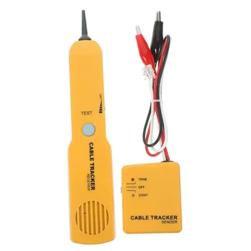 Produktbild: SOLUSTRE Tonerdrahtsucher Kabelsucher Kabelfinder Drahttoner kabelbruch-suchgerät kabeltester Ethernet Kabel Tonlinienfinder Tonliniendetektor verdrahtet Prüfer Unterbrecher Tracking-Gerät