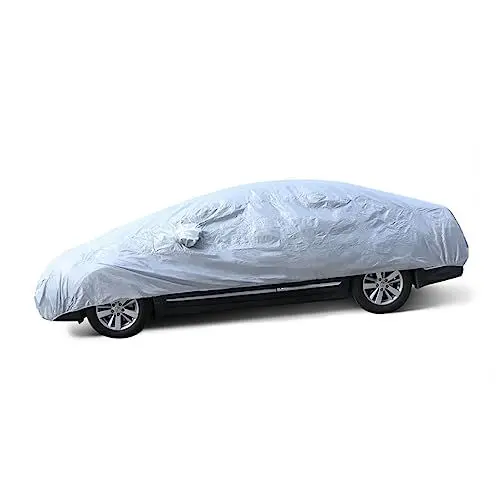 Produktbild: SOLUSTRE Auto Abdeckung Vollschutz Uv-Regen-Schutz Auto Sonnenschutz Schnee Schutz Outdoor Abdeckung Atmungsaktiv Kompakt