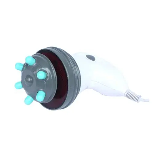 Produktbild: SOLUSTRE Multi-funktionaler Anti-cellulite-massager Für Bauch Beine Rücken Vibration Massagegerät Mit Unterschiedlichen Massageköpfen Zur Fettverbrennung Und Hautstraffung Acv