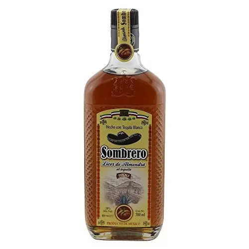Produktbild: Sombrero Negro Mandel Likör auf Tequilabasis 0,7 Liter