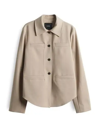 Produktbild: someday Damen Blazer | Overjacket NIVY Regular aus komfortablem Twill Soft Oat, 38