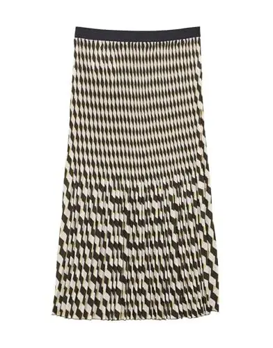 Produktbild: someday Damen Midirock | Plisseerock ONORA URBAN mit Gummibund deep Green, 36