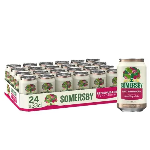 Produktbild: Somersby Red Rhubarb Cider, Dose Einweg (24 x 0.33 L)