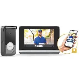 Produktbild: Somfy 1871265 - Video-Türsprechanlage V500 WLAN | vernetzte Gegensprechanlage | 7-Zoll-Touchscreen | Nachtsicht | Steuerung von bis zu 5 RTS-Geräten | Fernüberwachung per App