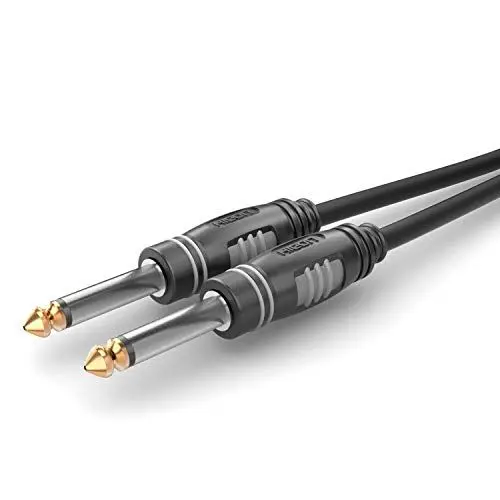 Produktbild: Sommer cable Hicon HBA-6M-0150 Klinken-Anschlusskabel (1x Klinke 6,3mm (Mono) - 1x Klinke Stecker 6,3mm (Mono)) 1,50m schwarz