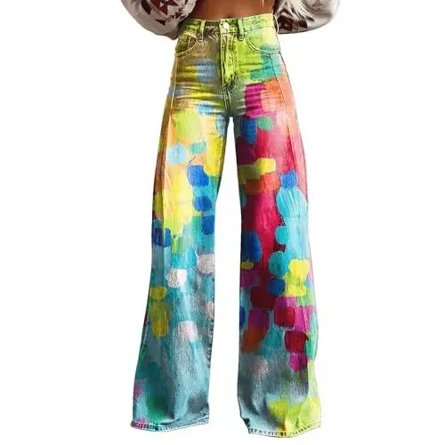Produktbild: Sommerhose Damen Leicht Schwarze 7/8 Hose Damen Elegant Culottes Hosen Damen Sommer Sommerhosen Damen Mä Sommerhosen Viskose-Hose Für Damen Lockere Sommerhose Damen Damenhosen 7/8 Länge Damen Musselin