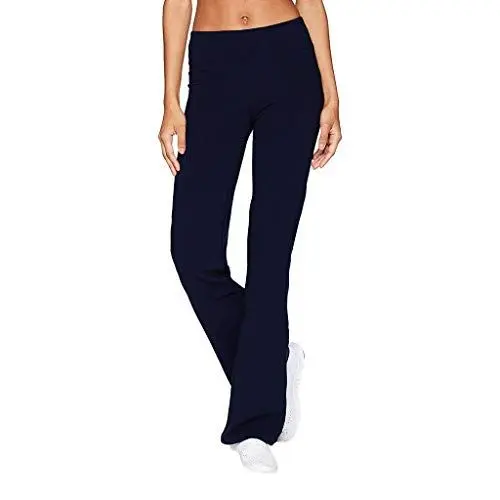 Produktbild: Sommerhose Damen Leicht Und Luftig Hose Damen Hose Lose schlank Jogginghose lässige Damenhose Sport breite Hüften solide Bein Farbe Hosen Paperbag Hose Damen High Waist Musselin Hose Hose (Navy, S)