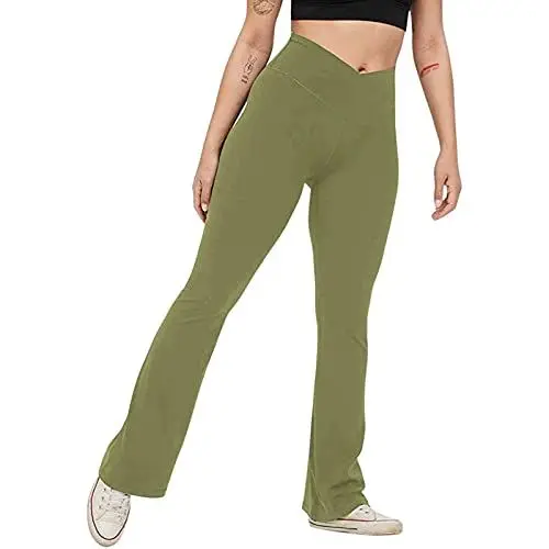 Produktbild: Sommermode Damen 2024 Sale Frauen Solide Workout Leggings Sporthose Damen 7/8 Länge Women's Fitness Workout Yoga-Hosen Für Damen Weiche Lose Elastische Meine Bestellungen Anzeigen 24